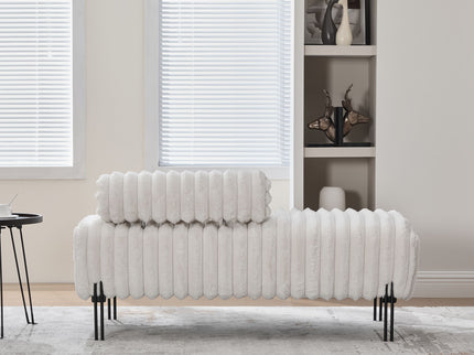 Mini Loveseat With Adjustable Backrest