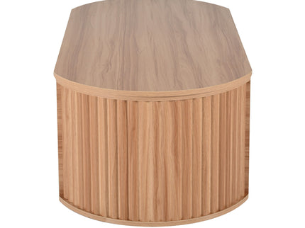 Lift Top Coffee Table With Hidden Compartment, Modern Oval Lift Tabletop For Home Living Room