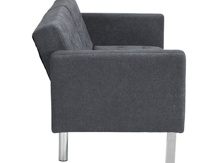 Futon Sofa Bed Convertible Folding Lounge Couch, Armrests