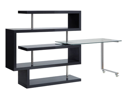 Buck II - Writing Desk With Bookshelf
