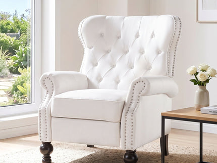 Modern Manual Push Back Recliner Chair