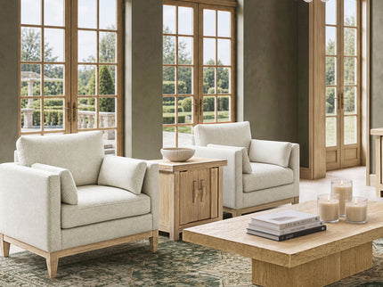 Rowan - 2 Door Cabinet - Light Natural Brown