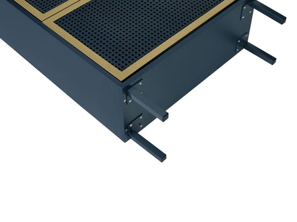 Modern Rattan 3 Door Shoe Rack Cabinet For Entryway