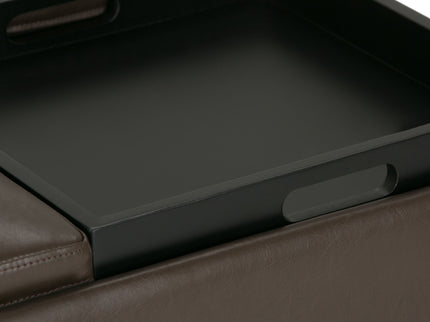 Avalon - Square Coffee Table, Storage Ottoman