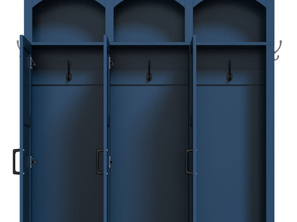 Classic Arched Design Hall Tree With 3 Hidden Storage