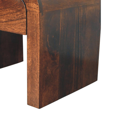 Disc Nightstand - Walnut