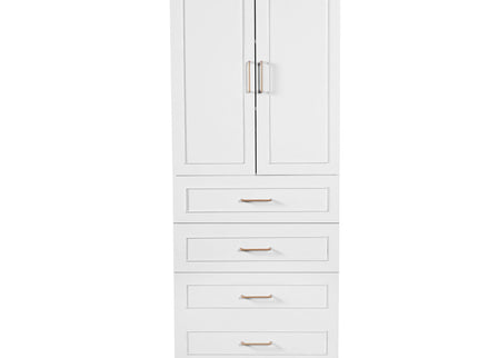 Freestanding Bathroom Cabinet With 3 Drawers, Adjustable Shelf, Soft Close Doors