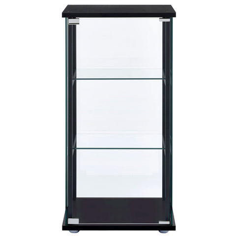 Callie - 3 Shelf Curio Cabinet - Black