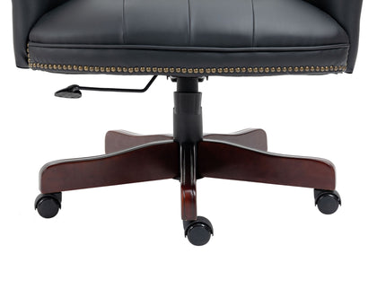 Executive Office Chair, High Back Reclining Comfortable Desk Chair With Smooth Glide Caster Wheels