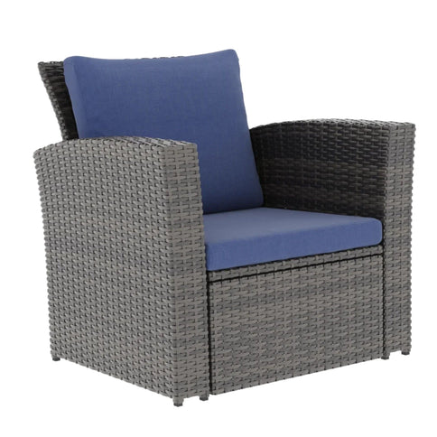 Modern Patio Set With Table And Cushions