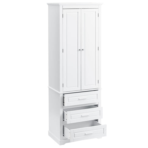 Storage Cabinet With 3 Drawers For Bathroom