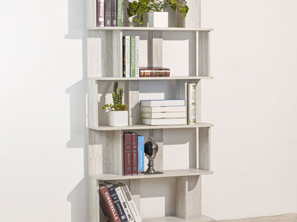 Modern 5 Tier Open Storage Bookcase