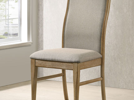 Dreydon - Upholstered Dining Side Chair (Set of 2) - Light Brown