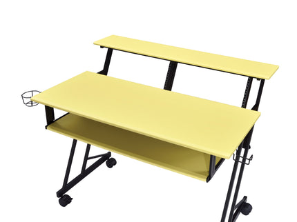 Suitor - Music Recording Studio Desk - Black / Yellow