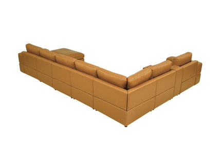 Modular Sectional With Large Square Arms, Custom Configuration