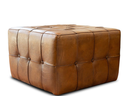 Benjiro - Square Ottoman - Tan