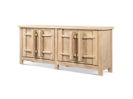 Rowan - 4 Door Sideboard Cabinet - Natural