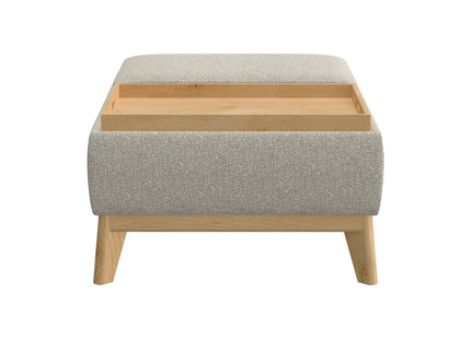 Reversible Tray Ottoman - Tan