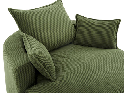 360° Swivel Accent Barrel Chair With Dual Layer Cushion And 3 Removable Pillows