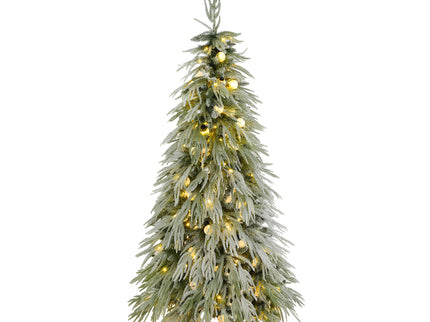 Snow Flocked Christmas Tree With LED Lights