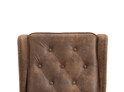 Modern Accent Armchair With Sturdy Wood Legs