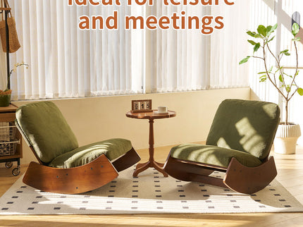 Comfortable High-Quality Upholstery Glider Rocking Chair