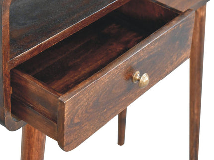 Solid Wood Curved Console Table
