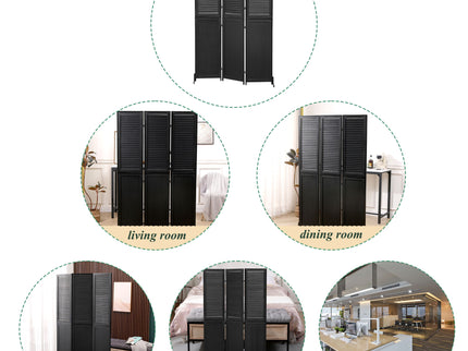 Rustic 3 Panel Room Dividers And Folding Privacy Screen