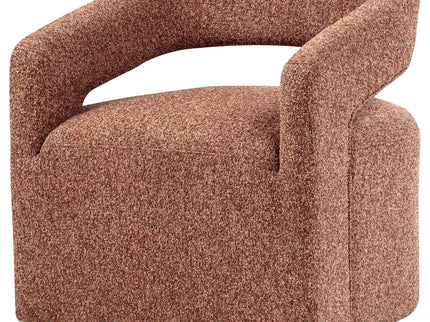 Brillia - Swivel Accent Chair - Burgundy