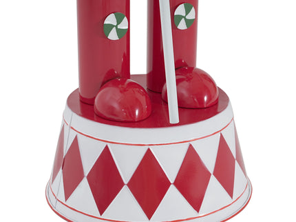 Classic Nutcracker Holiday Decor, Durable Construction - Green / Red / White