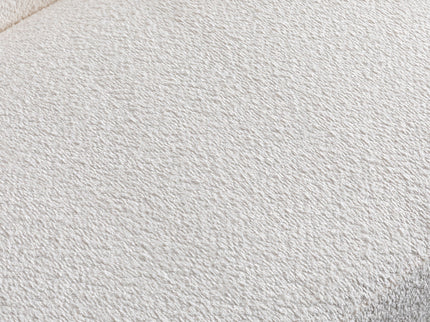 Curved 3 Seater Sofa For Living Room - White