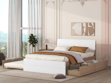 Modern Bed Frame With Headboard And Footboard