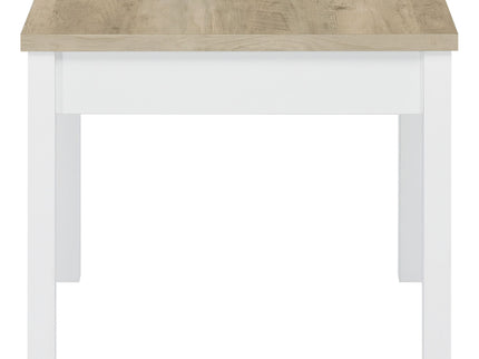Quintara - 3 Piece Coffee Table Set - Natural / White