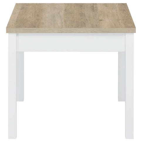 Quintara - 3 Piece Coffee Table Set - Natural / White