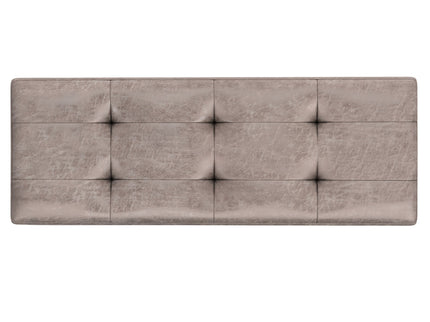 Shay - Large Square Coffee Table Storage Ottoman Mid-Century Style