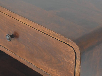 Curve Upper Slot Floating Nightstand