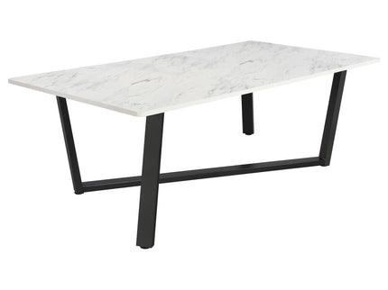 Vesper - Dining Rectangular Table - White Marble