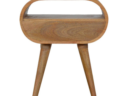 Circular Open Bedside Nightstand