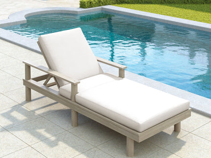 5 Position Adjustable Outdoor Chaise Lounge