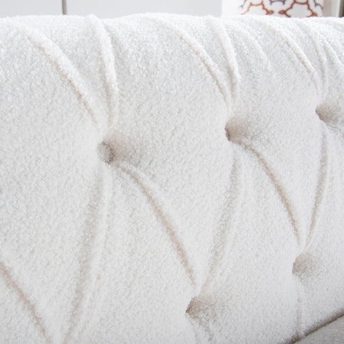 Rolled Arm Chesterfield 3 Seater Sofa
