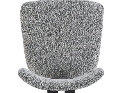 Modern Upholstered Armless Dining Chairs With Metal Legs
