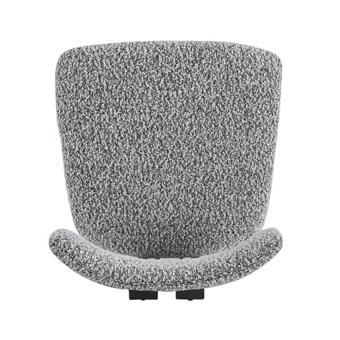 Modern Upholstered Armless Dining Chairs With Metal Legs
