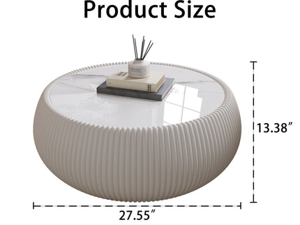 Drum Shaped Coffee Table