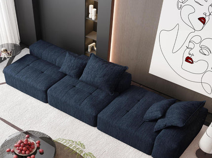 Modern Oversized Diy Combination Modular Sectional Sofa & Pillows