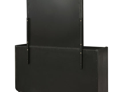Bangor - 8 Drawer Dresser With Mirror Set - Black