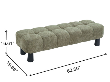 Luxury Upholstered Bench Ottoman