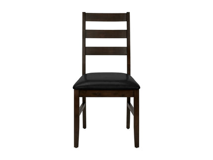 Dining Chair, Dining Room, Side, Upholstered, Transitional (Set of 2) - Black