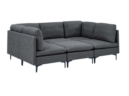 Upholstered Modular Sectional & Tall Legs
