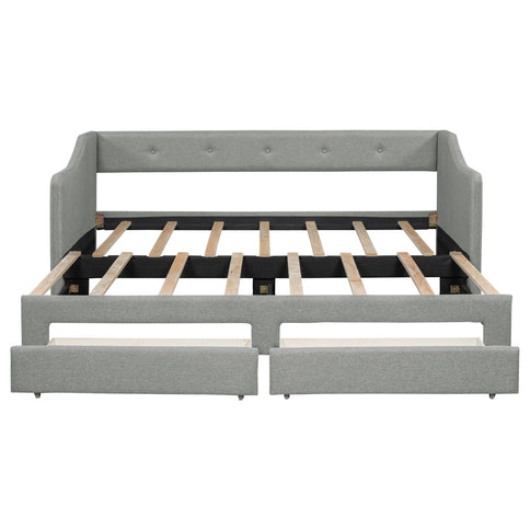 Upholstered Daybed With 2 Drawers