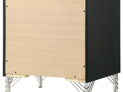 Malcolm - 2 Drawer Nightstand - Black